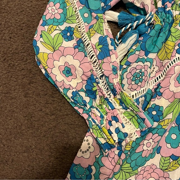 Dodo Bar Or Floral Boho Long Sleeve Maxi Dress - Picture 7 of 10